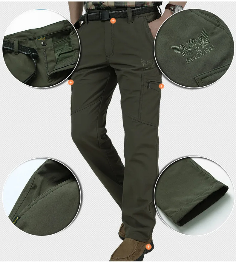 Winter Thick Pants Men Double  - đánh giá và giá Fishing Pants Waterproof