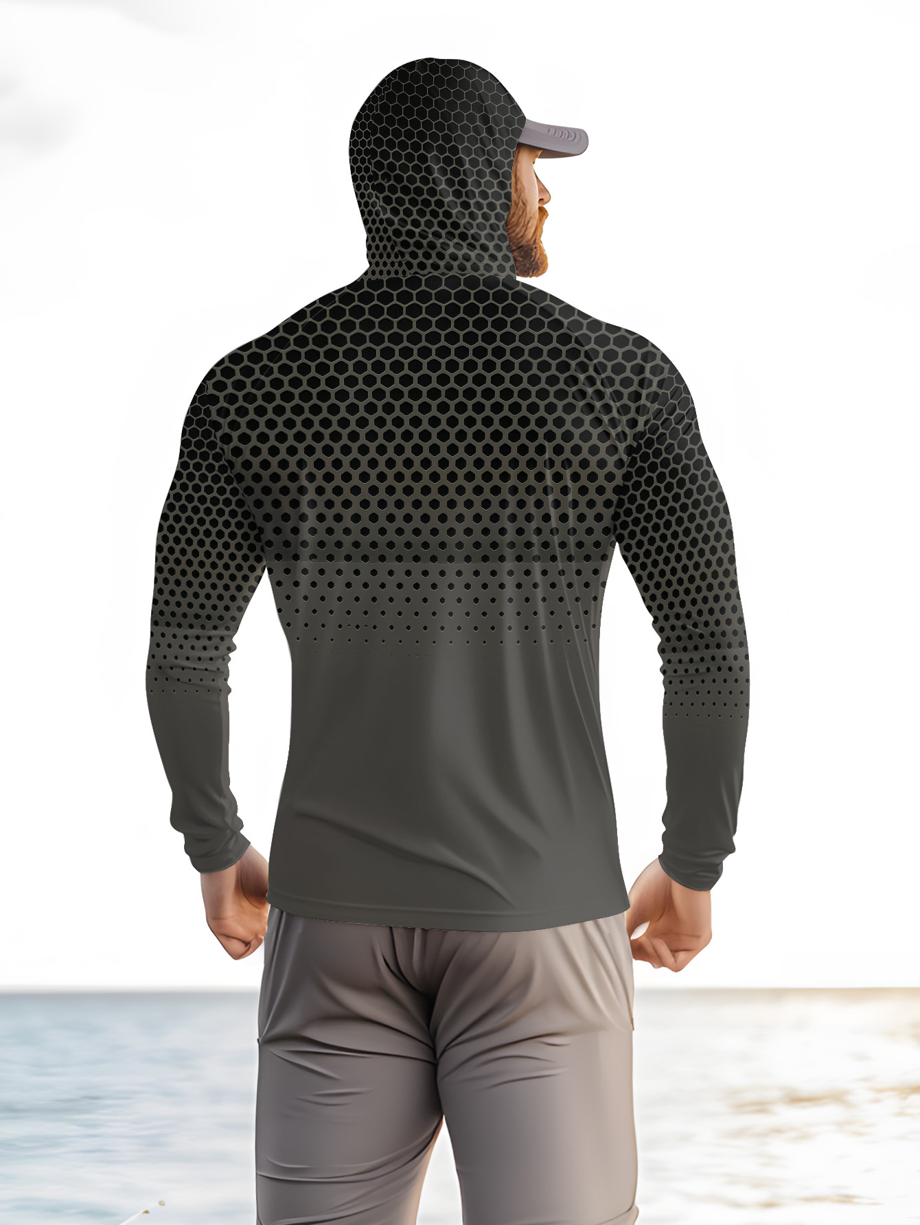 Men Summer UPF50+ Fishing Hood - đánh giá và giá Fishing Mask Sun Protection