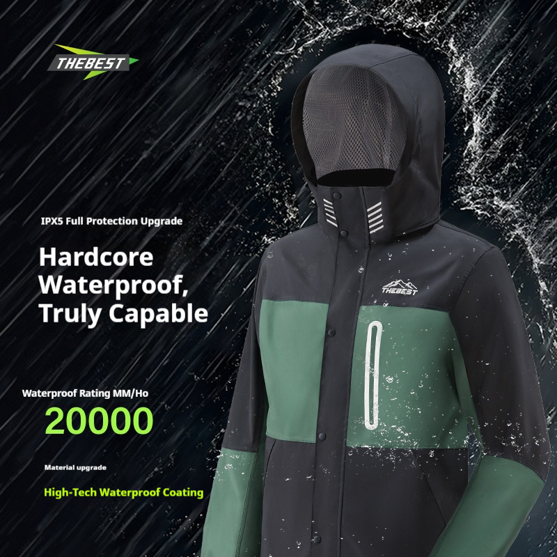 Adult Motorcycle Raincoat Full - đánh giá và giá Fishing Rain Suit