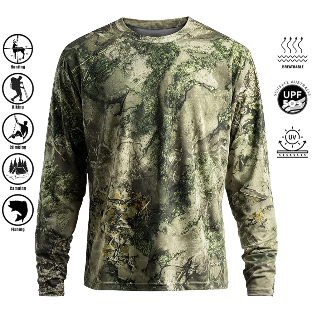 Men Long Sleeve T-shirt Polyes - đánh giá và giá Fishing Shirt Uv Protection