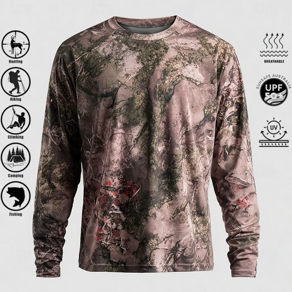 Men Long Sleeve T-shirt Polyes - đánh giá và giá Fishing Shirt Uv Protection