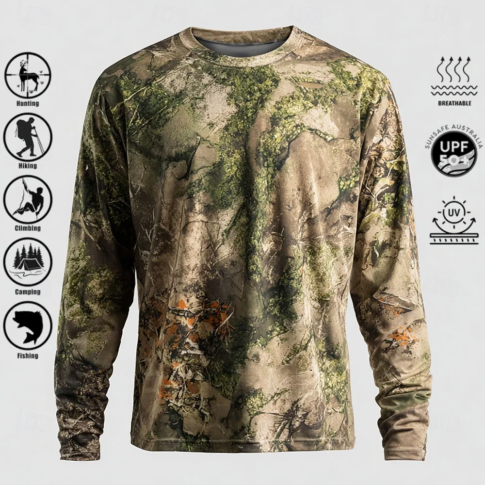 Men Long Sleeve T-shirt Polyes - đánh giá và giá Fishing Shirt Uv Protection